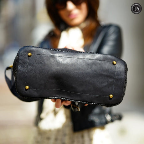 Borsa Deni in pelle Fury Bags#colore_nero